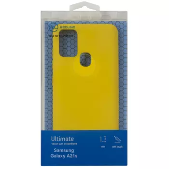 Чехол защитный Red Line Ultimate для Samsung Galaxy A21s, желтый УТ000022372