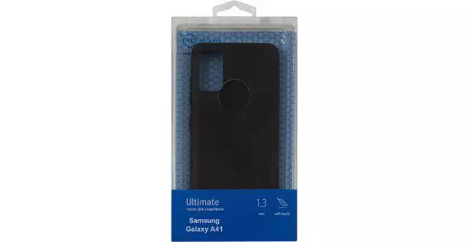 Чехол защитный Red Line Ultimate для Samsung Galaxy A41, черный УТ000020430