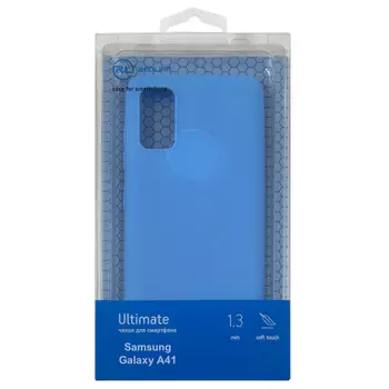 Чехол защитный Red Line Ultimate для Samsung Galaxy A41, голубой УТ000022384