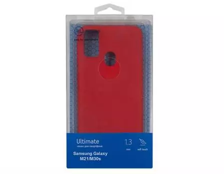 Чехол защитный Red Line Ultimate для Samsung Galaxy M21/M30s, красный УТ000022414