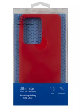 Чехол защитный Red Line Ultimate для Samsung Galaxy S20 Ultra, красный УТ000022433