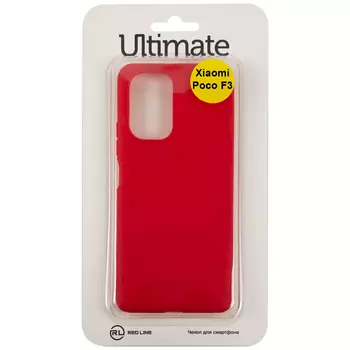 Чехол защитный Red Line Ultimate для Xiaomi Poco F3, красный УТ000025428