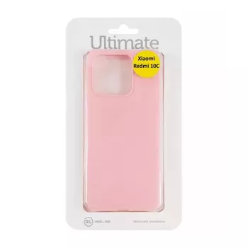 Чехол защитный Red Line Ultimate для Xiaomi Redmi 10C, розовый