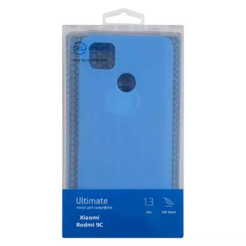 Чехол защитный Red Line Ultimate для Xiaomi Redmi 9C, голубой УТ000022550