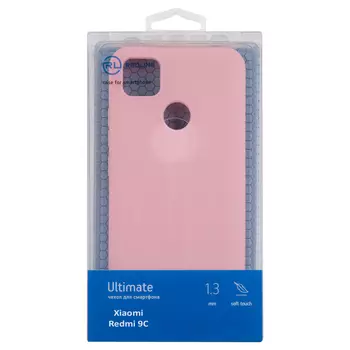 Чехол защитный Red Line Ultimate для Xiaomi Redmi 9C, розовый УТ000022555