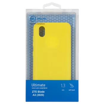 Чехол защитный Red Line Ultimate для ZTE Blade A3 (2020), желтый УТ000026585