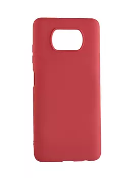 Чехол защитный TPU LuxCase для Xiaomi Poco X3 Pro, Персиковый, 1,1 мм
