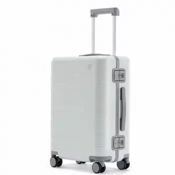 Чемодан NINETYGO Manhattan Frame Luggage 24" белый