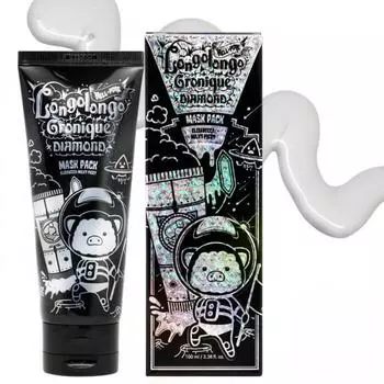 Черная маска-пленка Elizavecca Hell Pore Longolongo Gronique Black Mask Pack