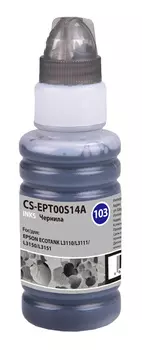 Чернила Cactus CS-EPT00S14A черный 70мл для Epson L1110 Ecotank/L3100/L3101/L3110/L3150/L3151