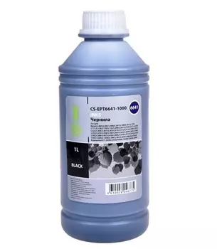 Чернила Cactus CS-EPT6641-1000 черный 1000мл для Epson L100/L110/L120/L132/L200/L210/L222/L300/L312/