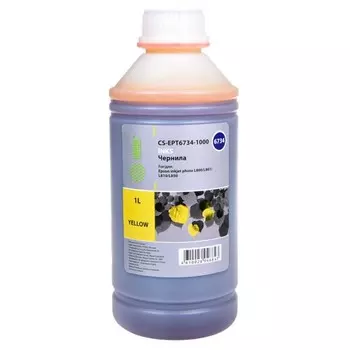 Чернила Cactus CS-EPT6734-1000 желтый 1000мл для Epson L800/L810/L850/L1800