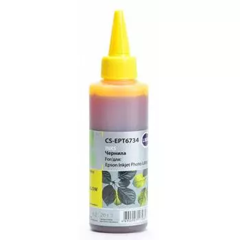 Чернила Cactus CS-EPT6734 для Epson L800, желтый