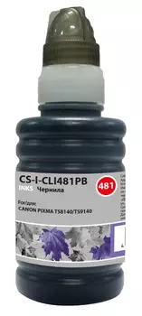 Чернила Cactus CS-I-CLI481PB фото синий100мл для Canon Pixma TS8140/TS9140