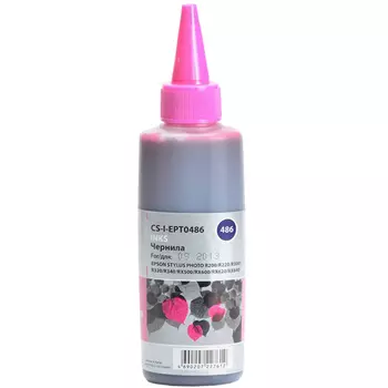 Чернила Cactus CS-I-EPT0486 светло-пурпурный 100мл для Epson R200/R220/R300/R320
