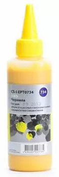 Чернила Cactus CS-I-EPT0734 желтый 100мл для Epson St С79/C110/СХ3900/CX4900/CX5900