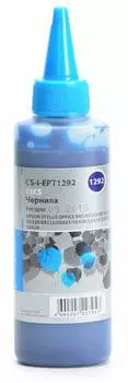 Чернила Cactus CS-I-EPT1292 голубой 100мл для Epson StOf B42/BX305/BX305F/BX320/BX525