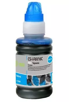 Чернила Cactus CS-I-F6V16C голубой100мл для HP DeskJet 2130/2132/2134/2620/2630/3630