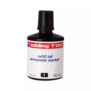 Чернила универсальные EDDING 100, 100 мл, черные, E-T100/1