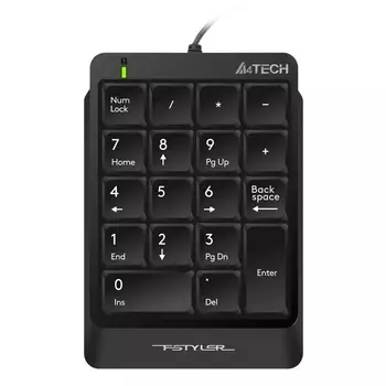 Числовой блок A4Tech Fstyler FK13P черный