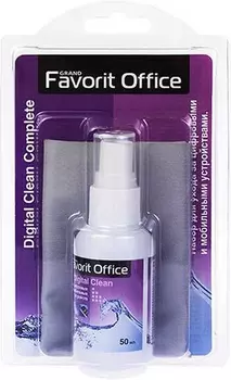 Чистящий набор (салфетки + спрей) Favorit office F540016 1шт 18x18см 50мл