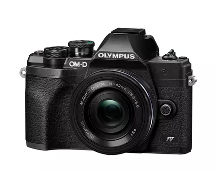 Цифровой фотоаппарат OM-D E-M10 Mark IV Kit ( E-M10 Mark IV Body black + EZ-M1442 EZ black)