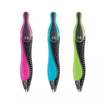 Циркуль MAPED (Франция) Kid'z, 135мм, пластиковый, грифель 2мм, ассорти, дисплей (12 шт.)