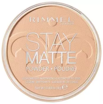 Cпресованная пудра Rimmel Stay Matte Re-pack 004 тон (sandstorm)