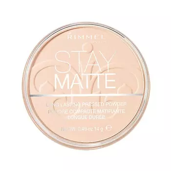 Cпресованная пудра Rimmel Stay Matte Re-pack 006 тон (warm beige)