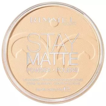 Cпресованная пудра Rimmel Stay Matte Re-pack Тон 001