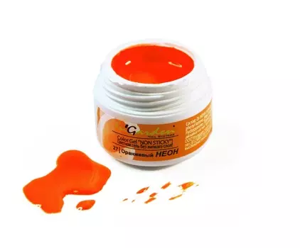 Цветной гель InGarden Color gel 27 Оранжевый неон (5г.)