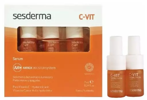 Cыворотка реактивирующая SESDERMA C-VIT Serum, 5 шт. по 7 мл.