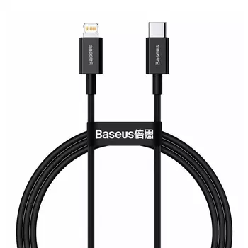 Дата-кабель Baseus Superior Series CATLYS-A01, Type-C – Lightning, PD 20W, Fast Charging, черный (05307)
