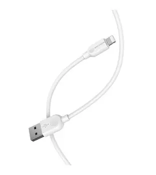 Дата-кабель Borofone BX14, USB - Lightning, белый (89971)