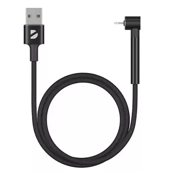 Дата-кабель Deppa Stand USB - USB-C подставка алюминий 1м черный