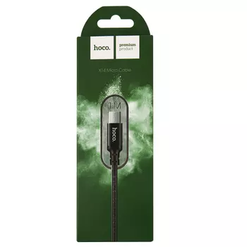 Дата-кабель Hoco X14 Times, USB - MicroUSB, черный (62844)