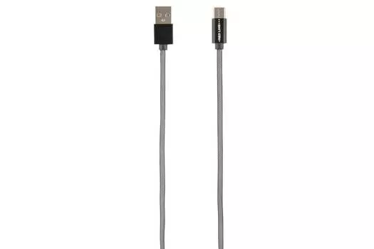 Дата-кабель Круглый Red Line USB - Type-C fishnet, черный УТ000013946