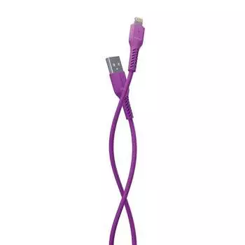 Дата-кабель More choice K16i Purple USB 2.0A Apple 8-pin TPE 1м
