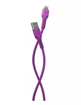 Дата-кабель More choice USB 2.0A для Lightning 8-pin K16i TPE 1м (Purple)
