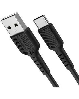 Дата-кабель More choice USB 2.0A для Type-C K26a TPE 1м (Black)