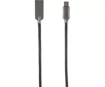 Дата-Кабель Red Line LX13 Zync alloy USB - Type-C, черный УТ000014184