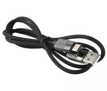Дата-Кабель Red Line Rhombus USB - Type-C, черный УТ000014190