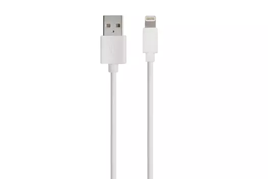 Дата-кабель Red Line USB – 8 – pin для Apple, 1.5A, 20 см, белый УТ000020231