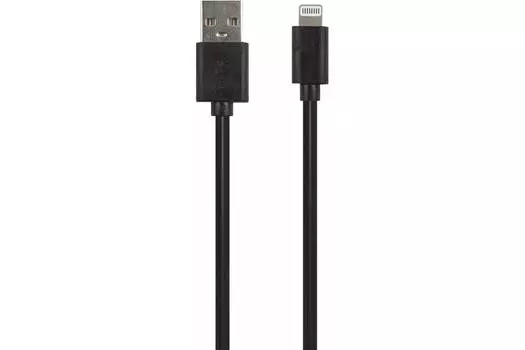 Дата-кабель Red Line USB – 8 – pin для Apple, 1.5A, 20 см, черный УТ000020230