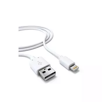 Дата-кабель Red Line USB – 8 – pin для Apple, 3А, белый УТ000029699