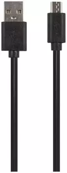 Дата-кабель Red Line USB - micro USB, 2A, 20 см, черный УТ000020232