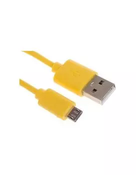Дата-Кабель Red Line USB - Micro USB, PVC, желтый