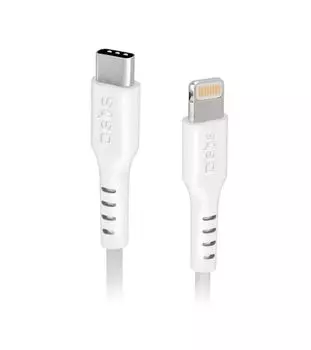 Дата кабель SBS, Lightning- Type-C, MFI, 2 м, белый (TECABLELIGTC2W)