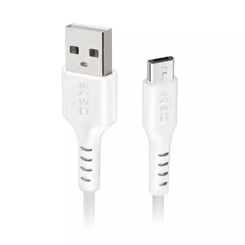 Дата кабель SBS, USB-Micro USB, 1м, белый