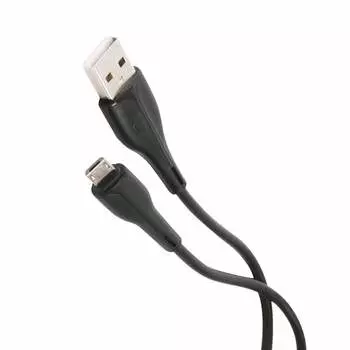 Дата-Кабель USAMS US-SJ373 U38 Micro (1 м), черный (SJ373USB01)